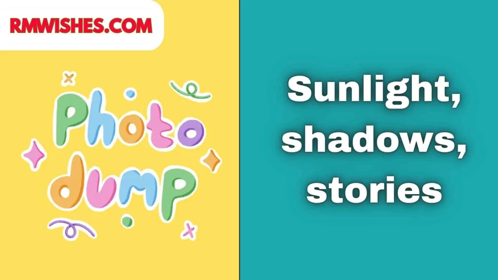 Aesthetic Photo Dump Captions