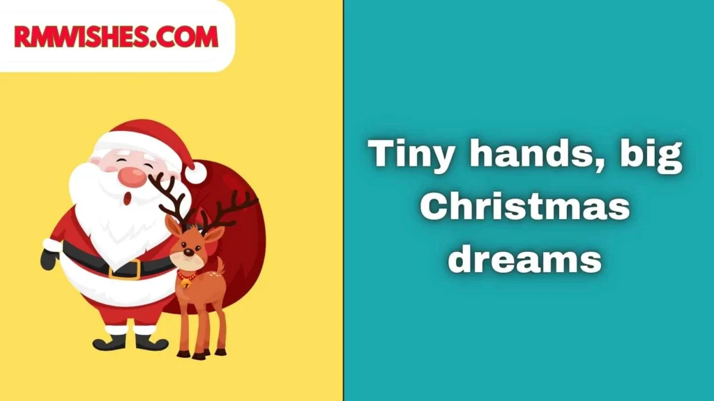 Cute Christmas Captions for Kids