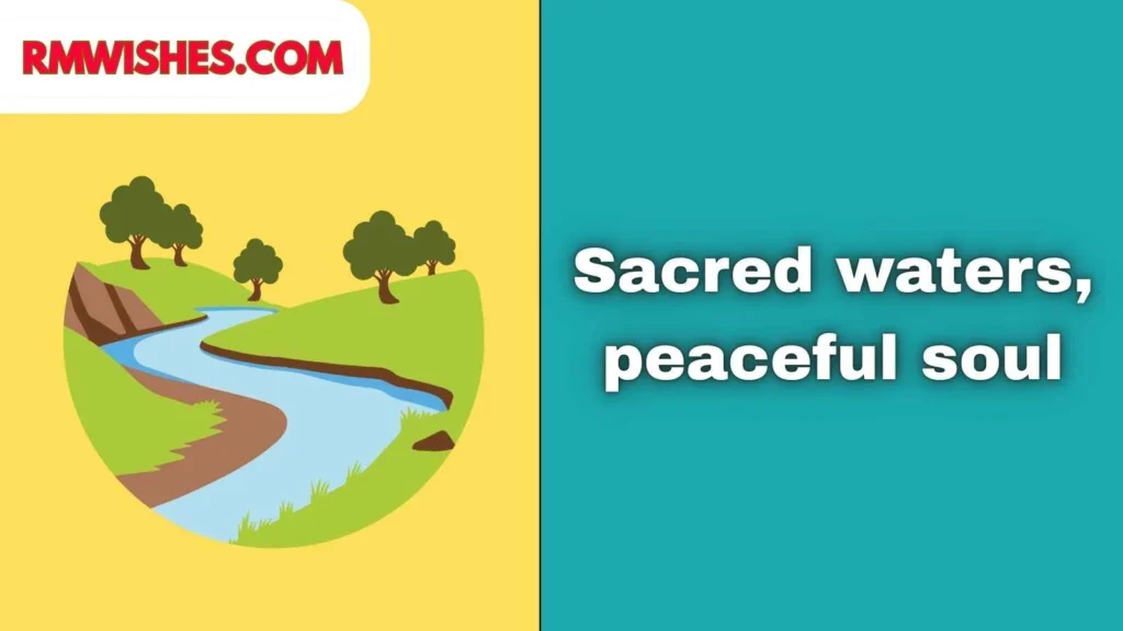 ganga river captions