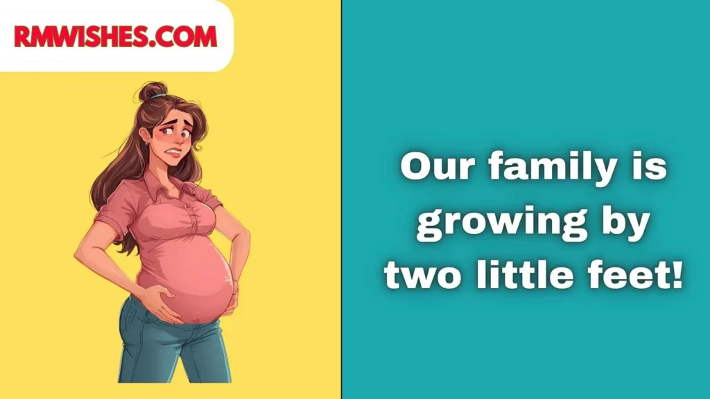 pregnancy announcement captions