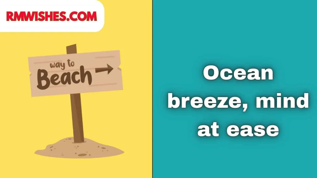 Short & Catchy Beach Captions