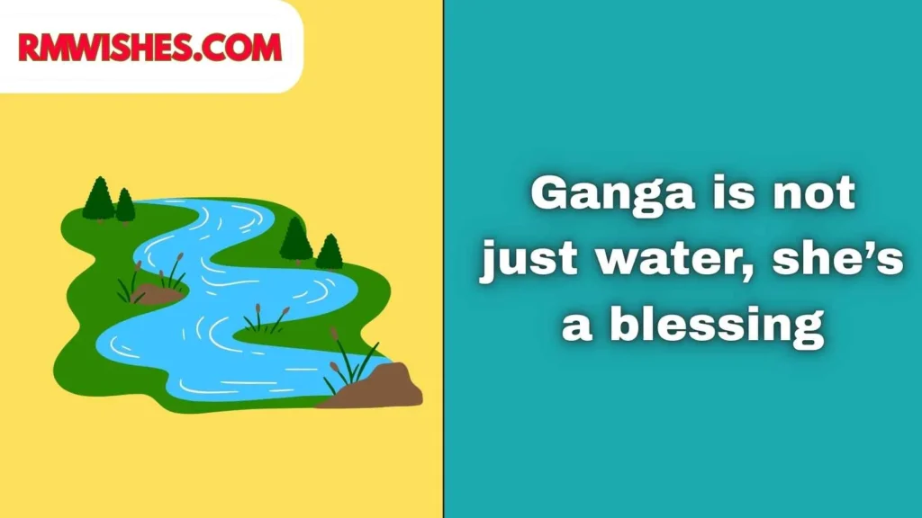 Spiritual Ganga River Captions