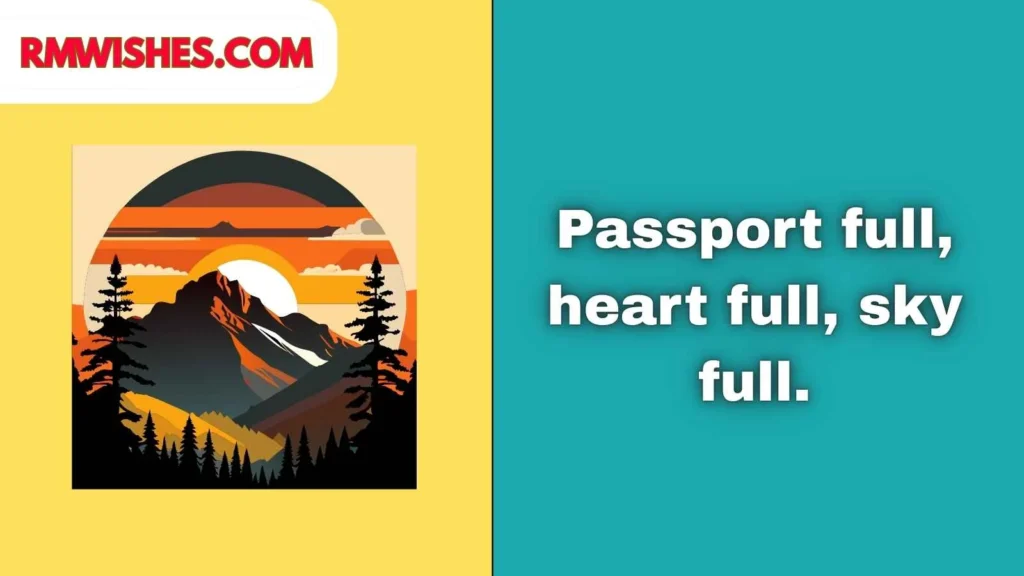 Sunset Captions for Travel