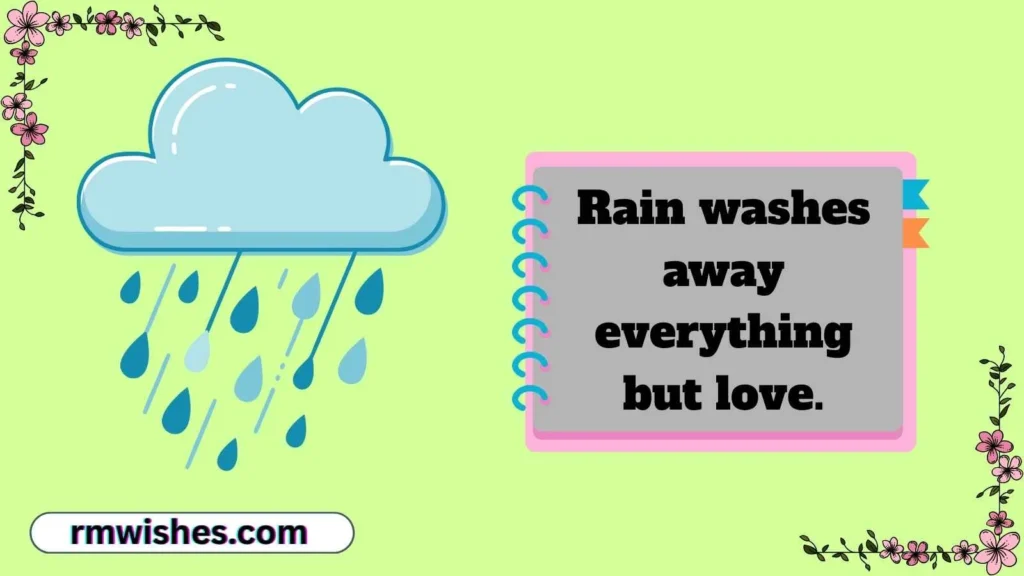 i wish it would rain