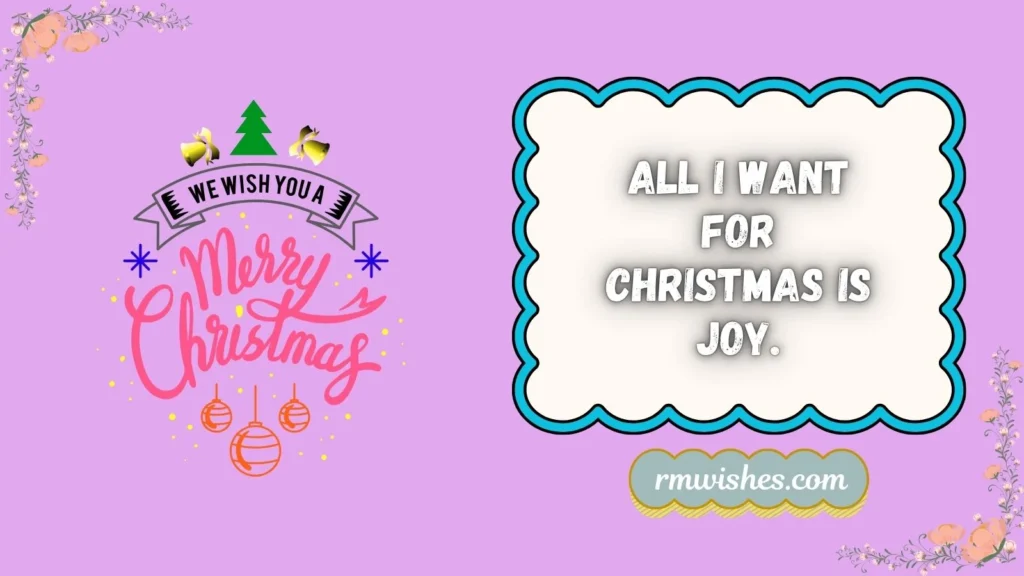 wish you a merry christmas