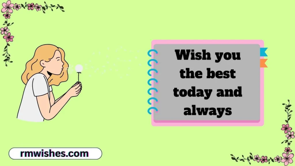 wish you the best