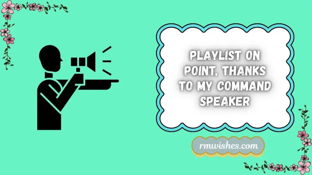 your wish is my command speaker