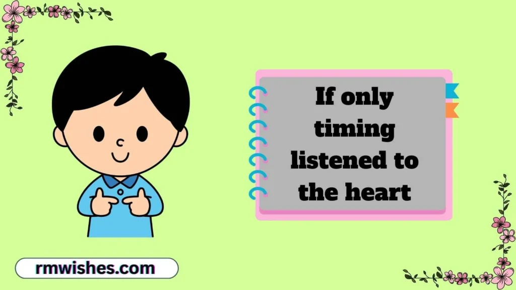 i wish i knew you wanted me