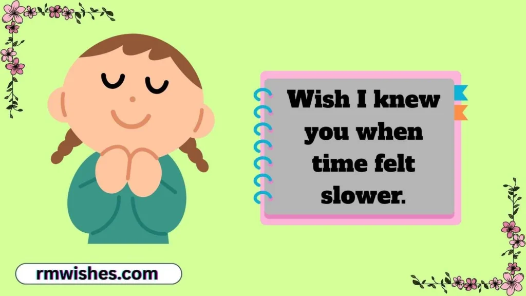 wish i knew you lyrics